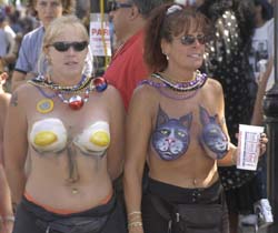 Body Painting 2004 photo - Duval Street, Key West